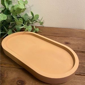 Handmade Trinket Tray- Orange